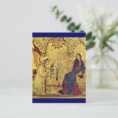 受胎告知13世紀 ポストカード (スタンド正面)