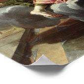 受胎告知1651年～52年 ポスター (角)