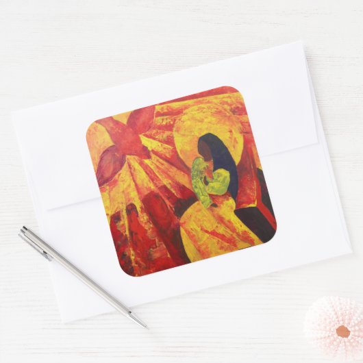 受胎告知2011 スクエアシール (封筒)