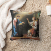 『受胎告知』(じゅたいこくち、英: Annunciation)アントン・ラファエル・メングス作 クッション (ブランケット)