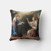 『受胎告知』(じゅたいこくち、英: Annunciation)アントン・ラファエル・メングス作 クッション (裏面)