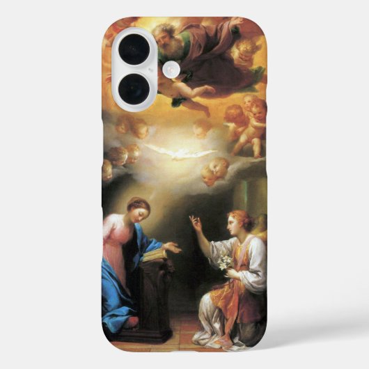 『受胎告知』（じゅたいこくち、英: Annunciation）アントン・ラファエル・メングス作 Case-Mate iPhoneケース (裏面)