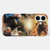 『受胎告知』（じゅたいこくち、英: Annunciation）アントン・ラファエル・メングス作 Case-Mate iPhoneケース (裏面 (横))