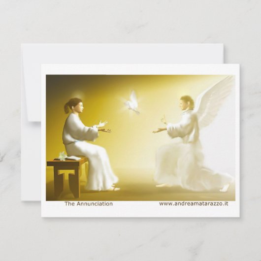 受胎告知 カード (正面)