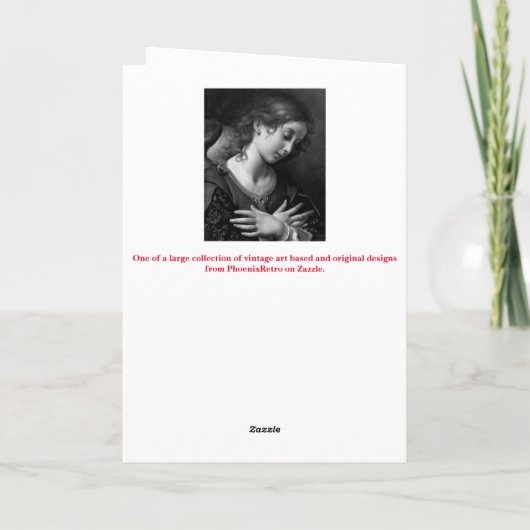 受胎告知 カード (裏面)