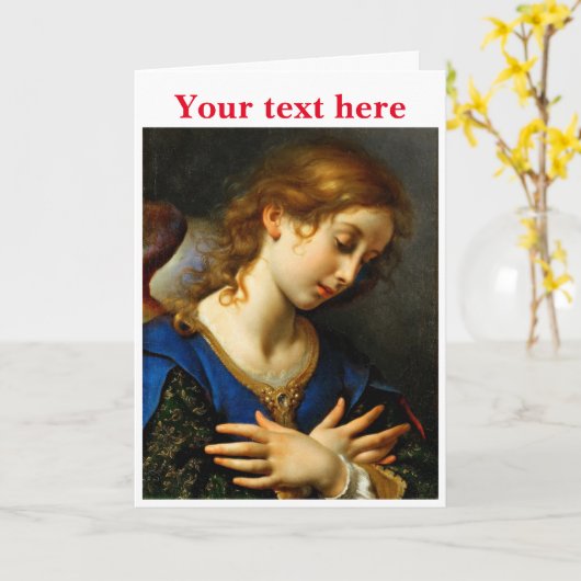 受胎告知 カード (黄色い花)