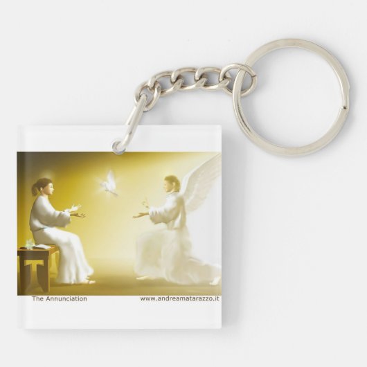 受胎告知 キーホルダー (裏面)