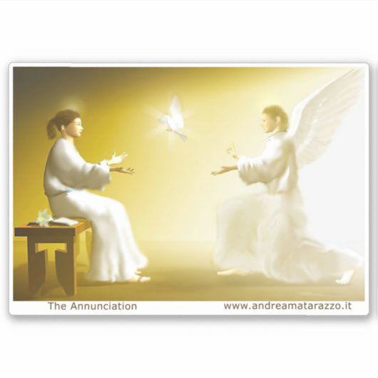 受胎告知 シール (正面)