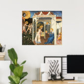 受胎告知 – ジョバンニディパオロファインアートポスター ポスター (ホームオフィス)