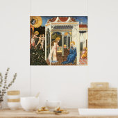 受胎告知 – ジョバンニディパオロファインアートポスター ポスター (キッチン)