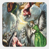 受胎告知 スクエアシール (正面)