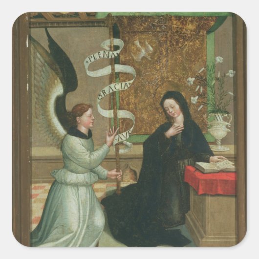 受胎告知 スクエアシール (正面)