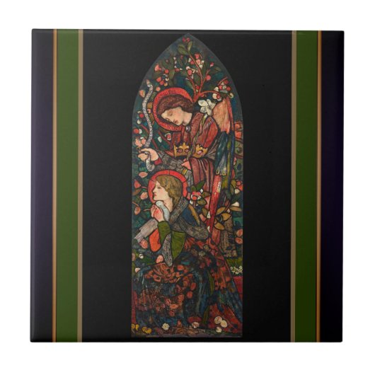 受胎告知 タイル (正面)