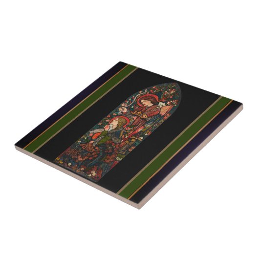 受胎告知 タイル (側面)