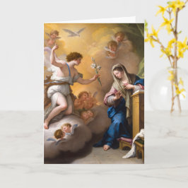 受胎告知、パオロデマテイス カード