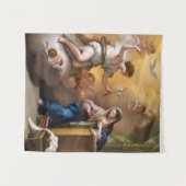 受胎告知、パオロデマテイス タペストリー (正面(横))