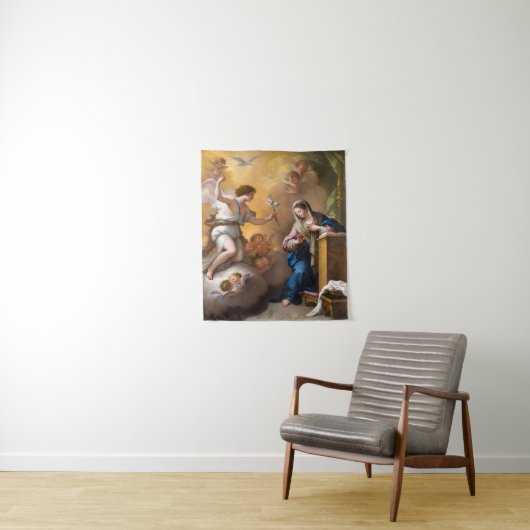 受胎告知、パオロデマテイス タペストリー (インサイチュ)