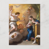 受胎告知、パオロデマテイス ポストカード (正面)