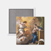 受胎告知、パオロデマテイス マグネット (正面/裏面)