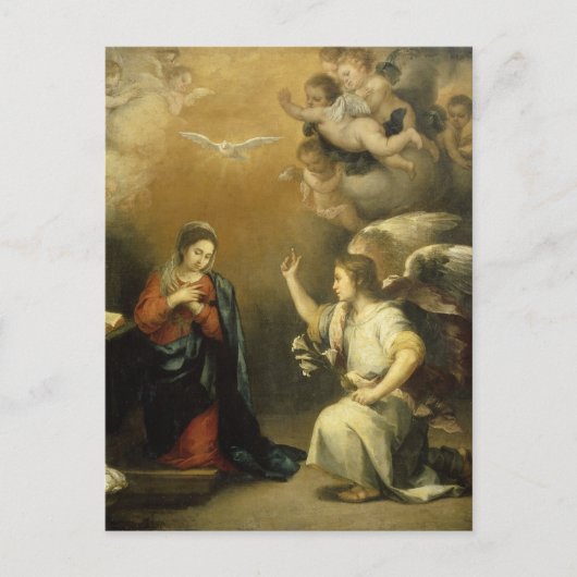 受胎告知、ファインアートはがき ポストカード (正面)