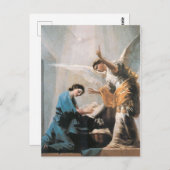 受胎告知 – フランシスコ・ホセ・デ・ゴヤ ポストカード (正面/裏面)