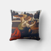 受胎告知，レオナルド・ダ・ヴィンチ， 1472-1473 クッション (裏面)