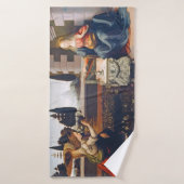 受胎告知，レオナルド・ダ・ヴィンチ， 1472-1473 バスタオル (バスタオル)