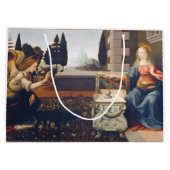 受胎告知，レオナルド・ダ・ヴィンチ， 1472-1473 ラージペーパーバッグ (裏面)