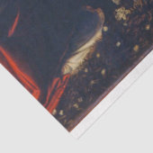 受胎告知，レオナルド・ダ・ヴィンチ， 1472-1473 薄葉紙 (詳細)