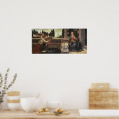 受胎告知、レオナルド・ダ・ヴィンチ， 1473 ポスター (キッチン)