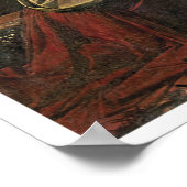 受胎告知、レオナルド・ダ・ヴィンチ， 1473 ポスター (角)