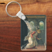 受胎告知(天使詳細)バイサンドロ・ボッティチェリ キーホルダー (正面)