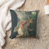 受胎告知(天使詳細)バイサンドロ・ボッティチェリ クッション (ブランケット)