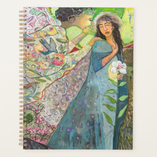 受胎告知、恐れてはいけない日のプランナー プランナー手帳 (正面)