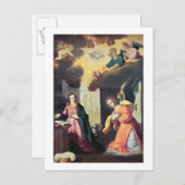 受胎告知(油オン・キャンバス) ポストカード (正面/裏面)