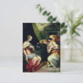 受胎告知(油パネル) 3 ポストカード (スタンド正面)