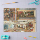 受胎告知、聖エミディウスとUFO by Crivelli 薄葉紙 (クラフト)