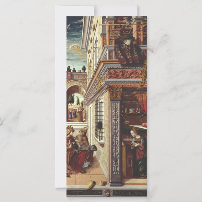 受胎告知、聖エミディウス (正面)