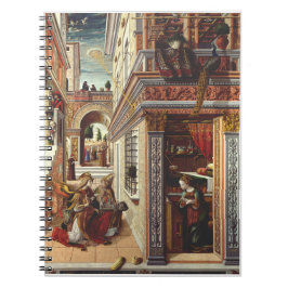 受胎告知、聖エミディウス ノートブック