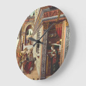 受胎告知、聖エミディウス ラージ壁時計 (傾斜)
