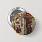 受胎告知、聖エミディウス 缶バッジ (正面&裏面)