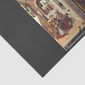 受胎告知、聖エミディウス 薄葉紙 (詳細)