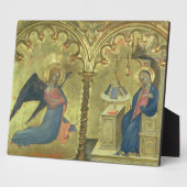 受胎告知、詳細の描写 フォトプラーク (側面)