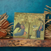 受胎告知、詳細の描写 フォトプラーク (側面)