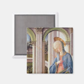 受胎告知、詳細マリアヴァージン マグネット (正面/裏面)
