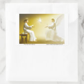 受胎告知 長方形シール (バッグ)