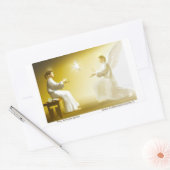 受胎告知 長方形シール (封筒)