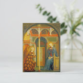 受胎告知、1423-24年頃 ポストカード (スタンド正面)