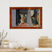 受胎告知、1485年頃 ポスター (キッチン)