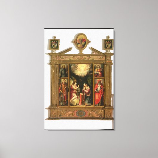 受胎告知， 1581 キャンバスプリント (正面)